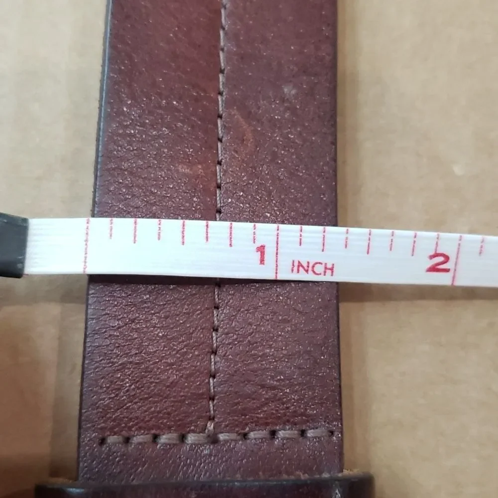 Abercrombie & Fitch Belt Men's S  Brown 1.5